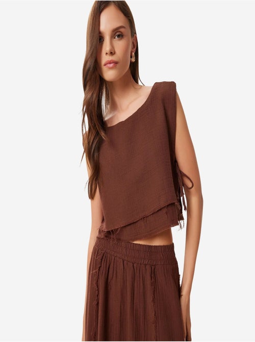Ensemble en coton avec blouse sans manches et jupe large istanbul - Kiabi