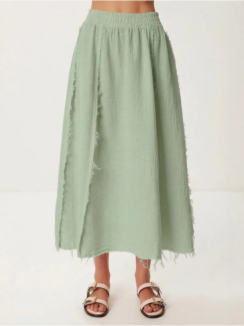 Ensemble en coton avec blouse sans manches et jupe large istanbul - Kiabi