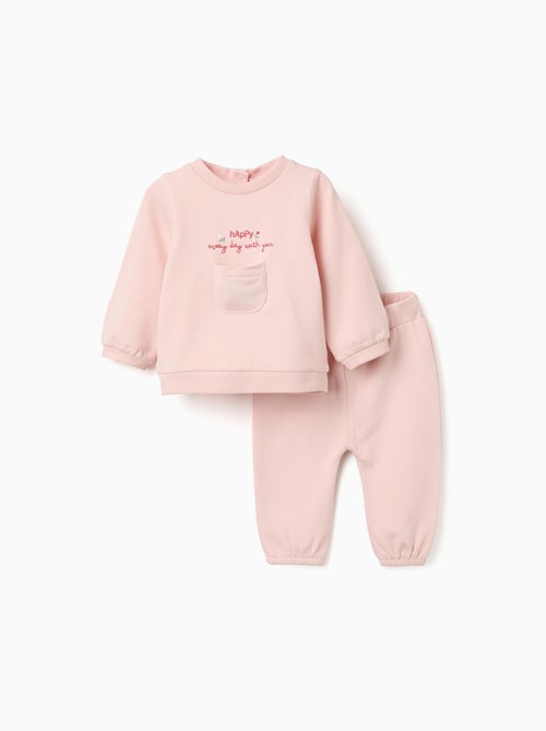Ensemble en coton peigné avec cœur 3d - Kiabi Ensemble en coton peigné avec cœur 3d - Kiabi