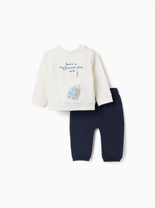 Ensemble en coton peigné avec imprimé et maison 3d - Kiabi Ensemble en coton peigné avec imprimé et maison 3d - Kiabi