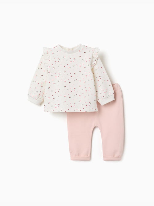 Ensemble en coton peigné avec imprimé fleuri - Kiabi Ensemble en coton peigné avec imprimé fleuri - Kiabi