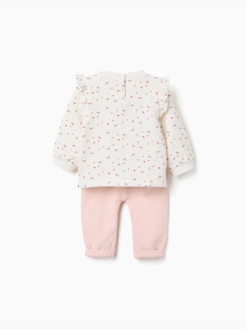 Ensemble en coton peigné avec imprimé fleuri - Kiabi Ensemble en coton peigné avec imprimé fleuri - Kiabi