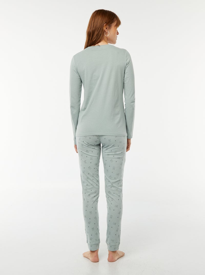 Ensemble en jersey - 2 pièces Bleu - Kiabi