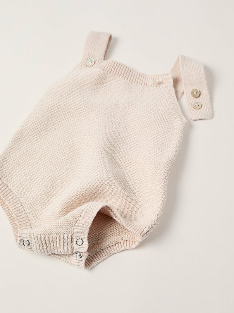 Ensemble en Maille de 4 Pièces en Coton Beige clair - Kiabi