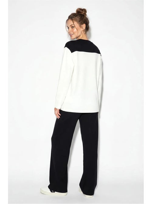 Ensemble en maille deux pièces avec pantalon large lucci - Kiabi