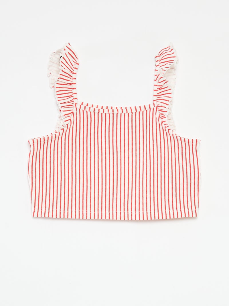 Ensemble en maille gaufrée - 2 pièces BLANC - Kiabi
