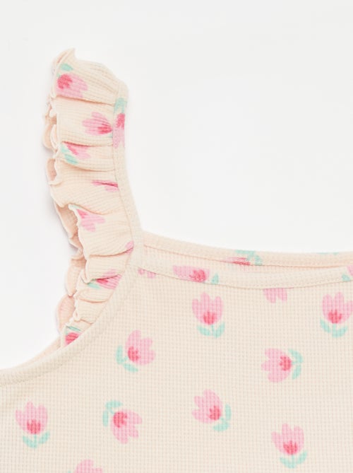 Ensemble en maille gaufrée - 2 pièces - Kiabi