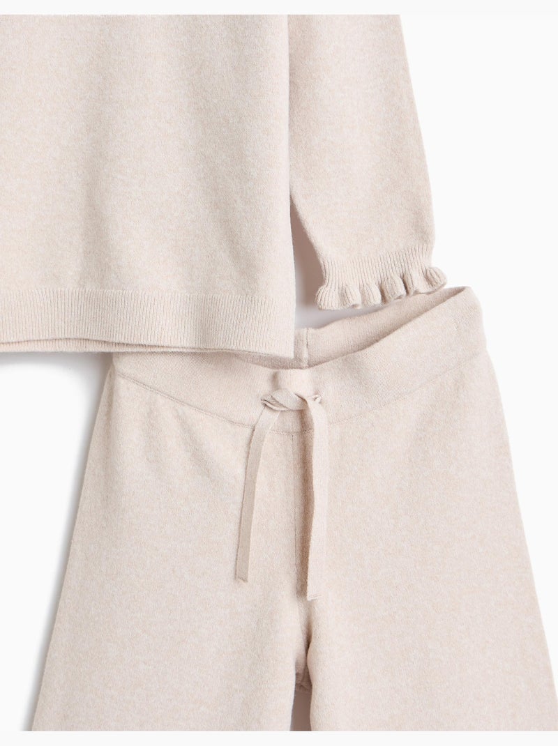 Ensemble en maille, mo fashion Beige - Kiabi