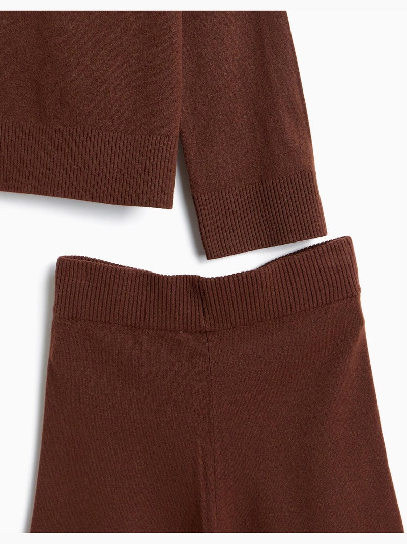 Ensemble en maille, mo fashion Marron - Kiabi