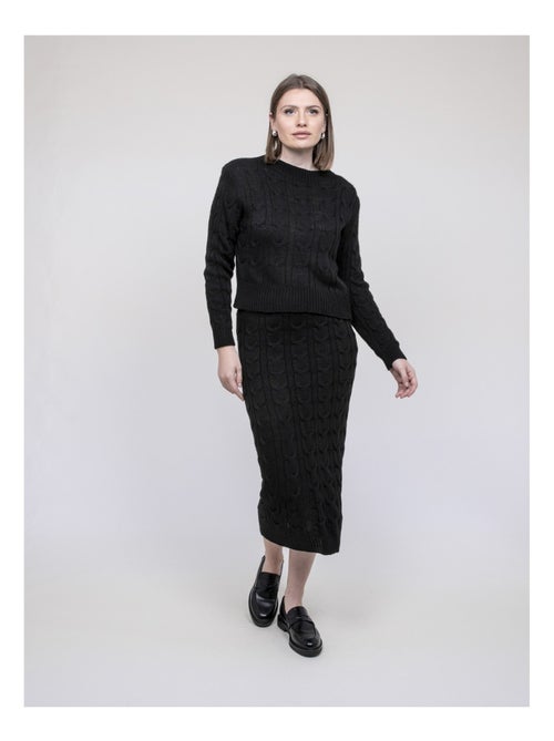 Ensemble en maille pull + jupe xalaba - Kiabi