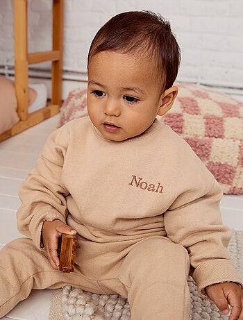 Ensemble en molleton sweat + pantalon - 2 pièces