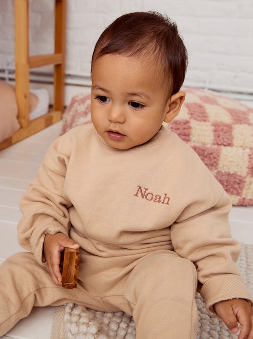 Ensemble en molleton sweat + pantalon - 2 pièces - Kiabi