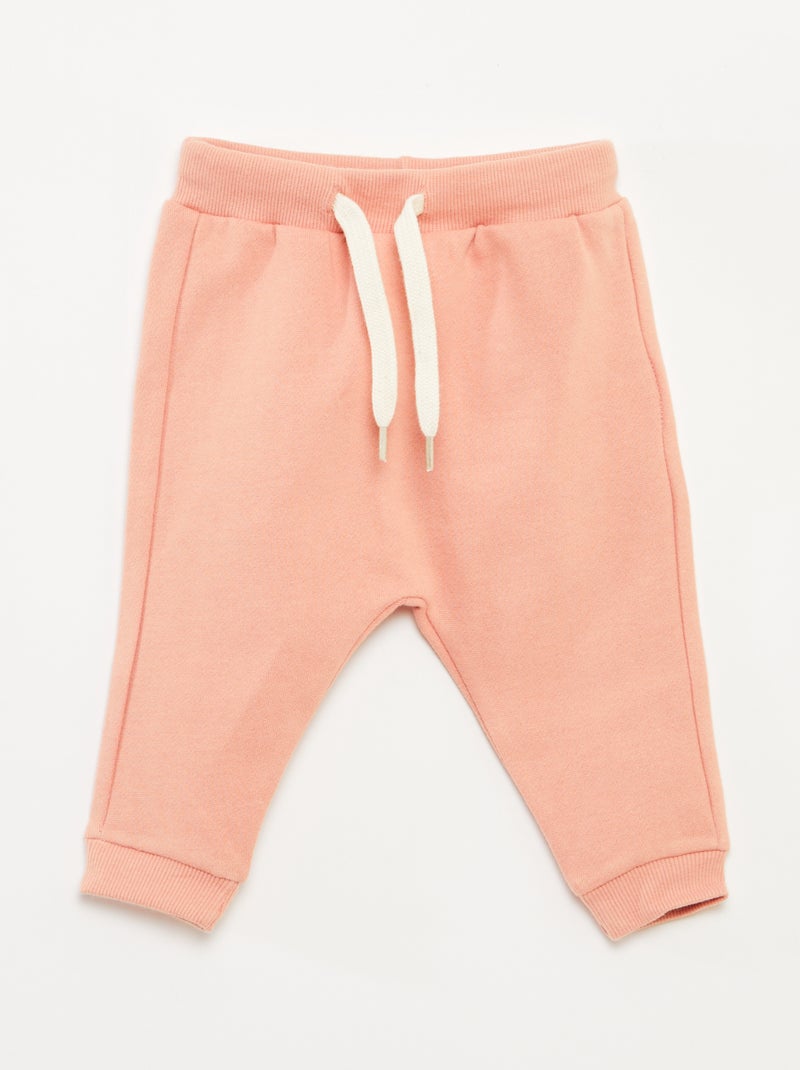 Ensemble en molleton sweat + pantalon - 2 pièces Rose - Kiabi