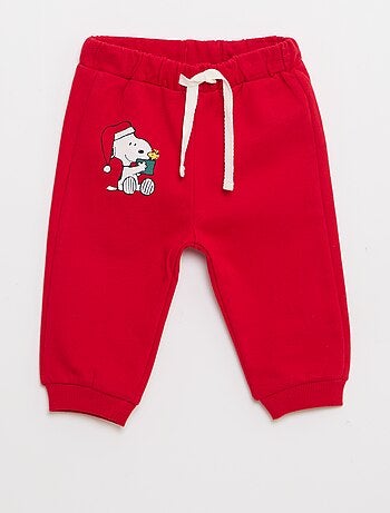 Ensemble en molleton sweat + pantalon 'Snoopy' - 2 pièces
