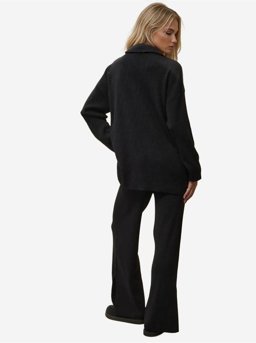Ensemble en tricot taille haute avec col zippé hiccup - Kiabi
