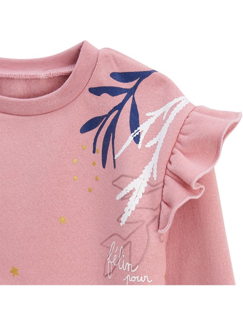 Ensemble enfant sweat et legging en molleton Céleste - Kiabi Ensemble enfant sweat et legging en molleton Céleste - Kiabi