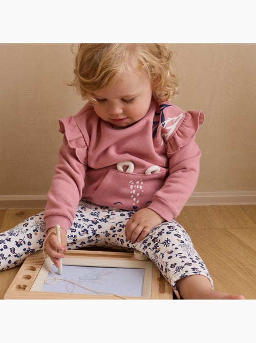 Ensemble enfant sweat et legging en molleton Céleste - Kiabi Ensemble enfant sweat et legging en molleton Céleste - Kiabi
