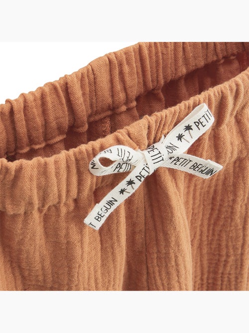 Ensemble enfant sweat et pantalon en gaze de coton Tango - Kiabi