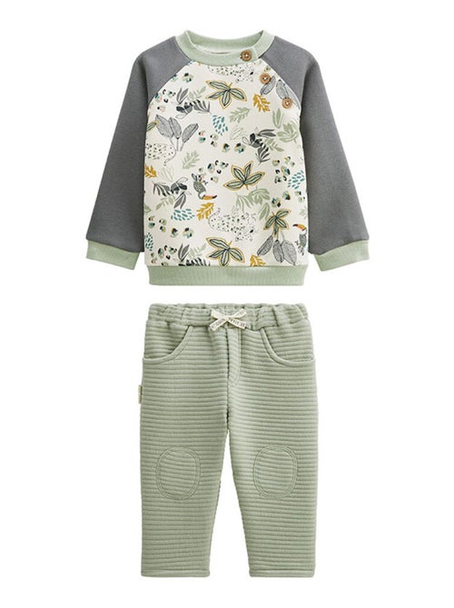 Ensemble enfant sweat et pantalon en molleton Boavista - Kiabi