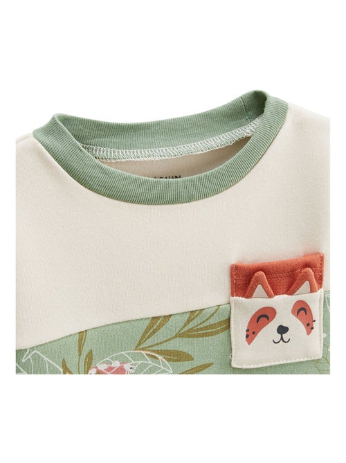 Ensemble enfant sweat et pantalon en molleton Gustin - Kiabi