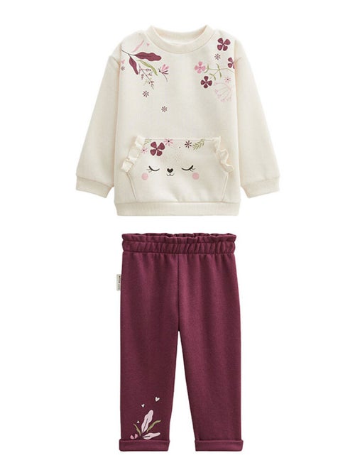 Ensemble enfant sweat et pantalon en molleton Mila - Kiabi Ensemble enfant sweat et pantalon en molleton Mila - Kiabi
