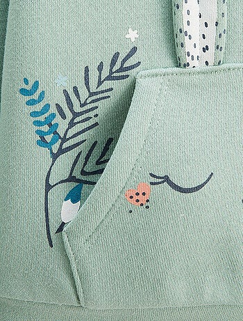 Ensemble enfant sweat et pantalon en molleton misscerise