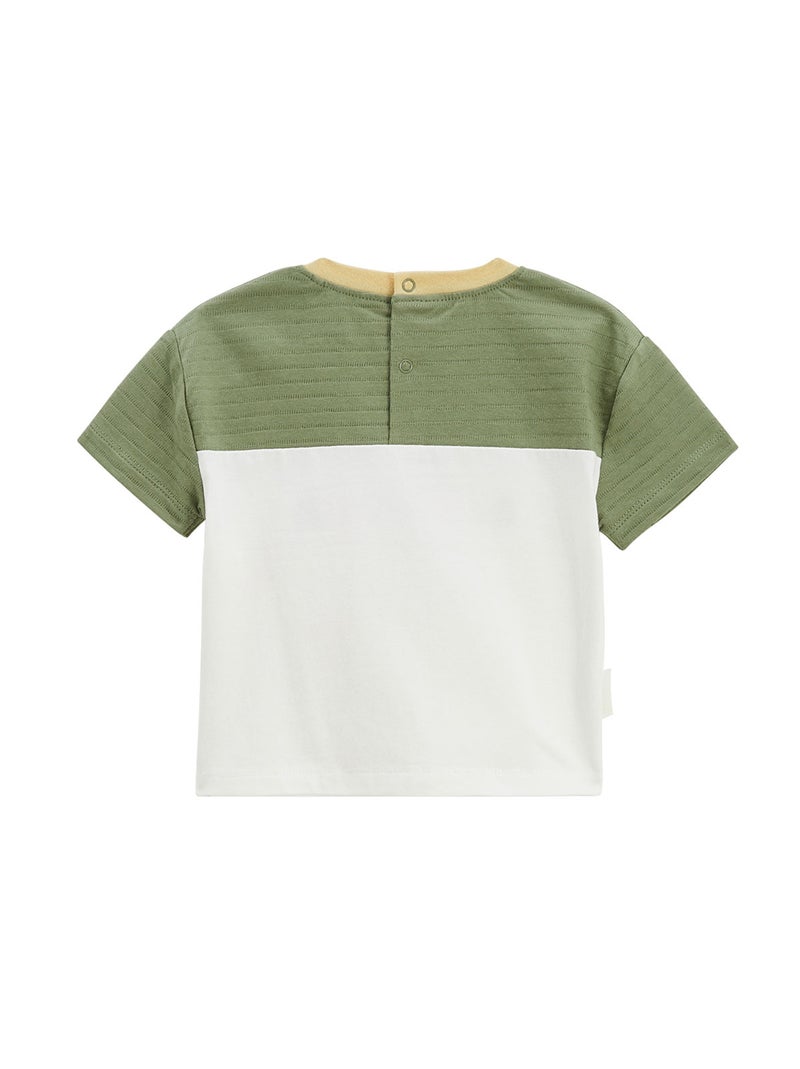 Ensemble enfant t-shirt et pantalon en gaze de coton gabin Camel - Kiabi