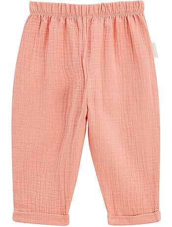 Ensemble enfant t-shirt et pantalon en gaze de coton santa giulia