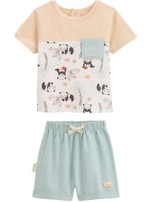 Ensemble enfant t-shirt et short Bento - Kiabi