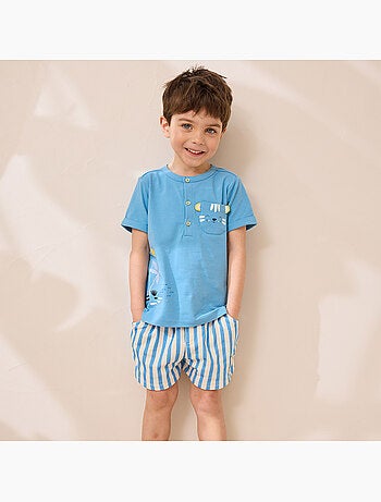 Ensemble enfant t-shirt et short biscarosse
