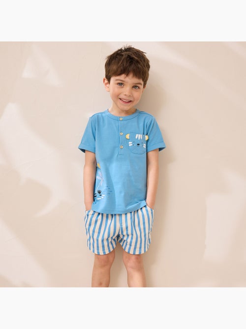 Ensemble enfant t-shirt et short biscarosse - Kiabi