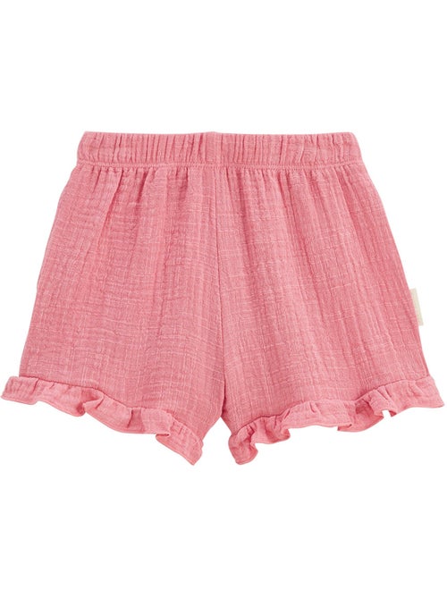 Ensemble enfant t-shirt et short en gaze de coton Anaelle - Kiabi Ensemble enfant t-shirt et short en gaze de coton Anaelle - Kiabi