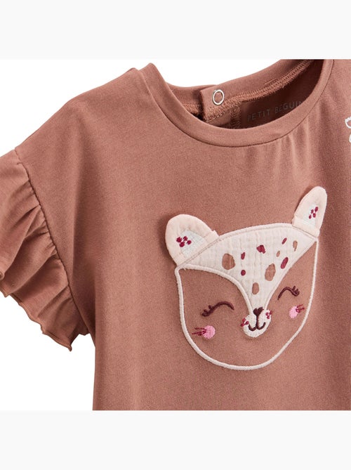 Ensemble enfant t-shirt et short en gaze de coton Arizona - Kiabi