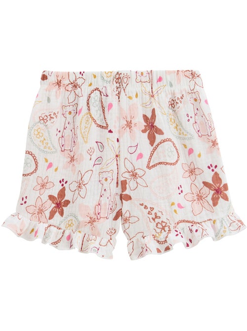Ensemble enfant t-shirt et short en gaze de coton Arizona - Kiabi