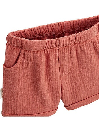 Ensemble enfant t-shirt et short en gaze de coton liwa