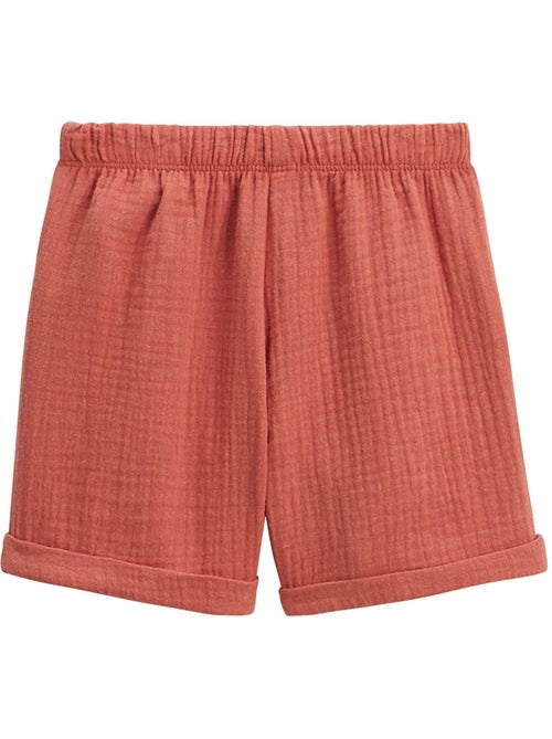 Ensemble enfant t-shirt et short en gaze de coton Liwa - Kiabi