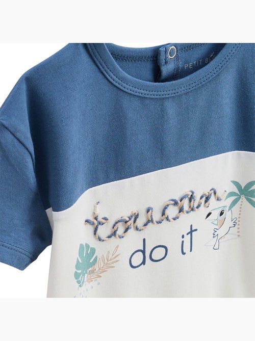 Ensemble enfant t-shirt et short en gaze de coton Toucana - Kiabi