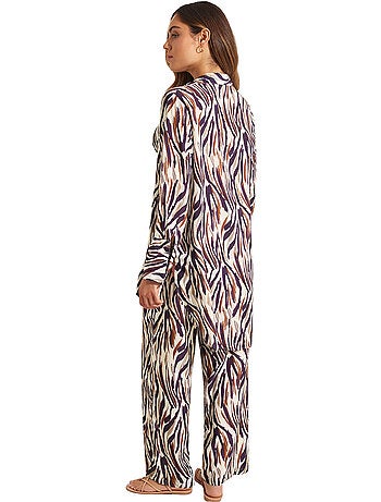 Ensemble estival pantalon chemise manches longues serengeti