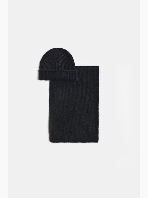 Ensemble femme bonnet écharpe gants dilvin - Kiabi