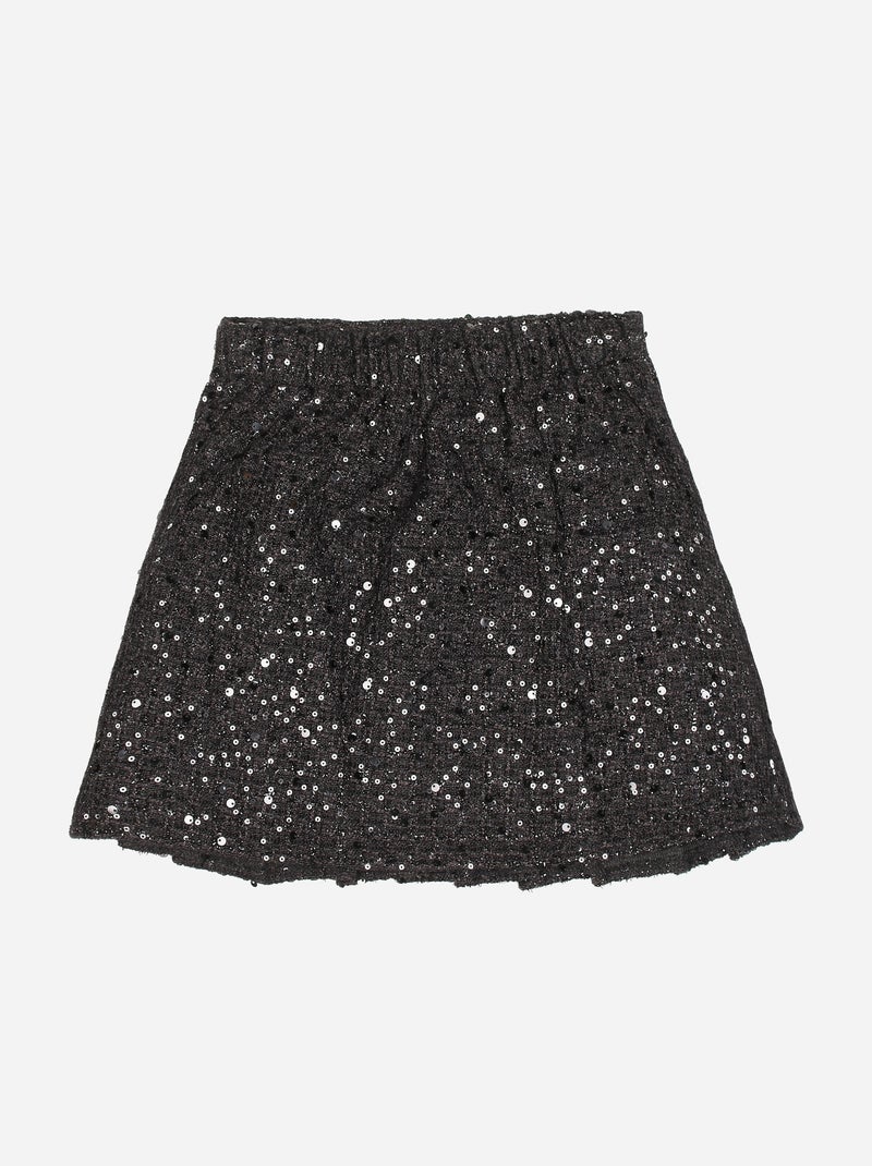 Ensemble fille chic ornée de paillettes Noir - Kiabi