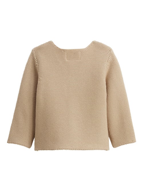 Ensemble gilet et pantalon avec pieds b?b? en tricot Hello Baby - Kiabi