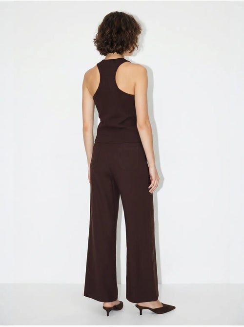 Ensemble gilet et pantalon large en coton lucci - Kiabi