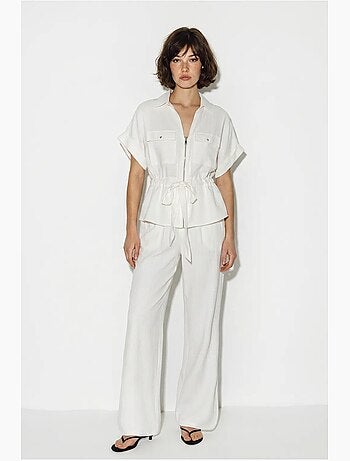 Ensemble gilet et pantalon large lucci