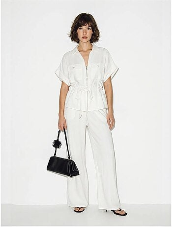 Ensemble gilet et pantalon large lucci