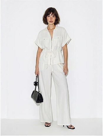 Ensemble gilet et pantalon large lucci