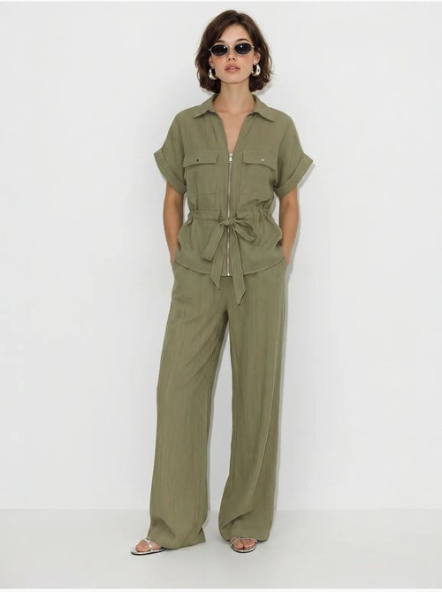 Ensemble gilet et pantalon large lucci - Kiabi