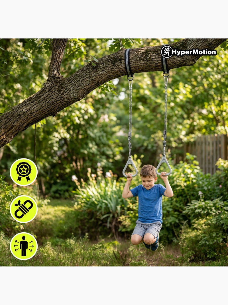 Ensemble gymnastique 5-en-1 hypermotion - aire de jeux intérieur & jardin 100kg Beige - Kiabi