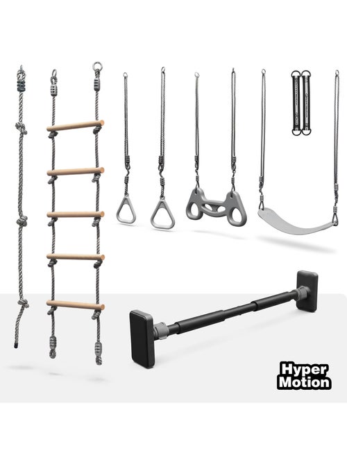 Ensemble gymnastique 6-en-1 hypermotion- aire de jeux maison/jardin- 100kg - Kiabi