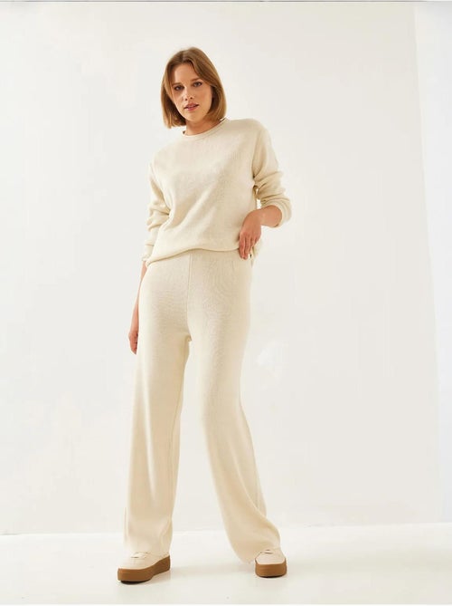 Ensemble haut et bas en tricot lucci - Kiabi