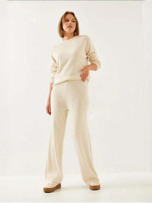 Ensemble haut et bas en tricot lucci - Kiabi